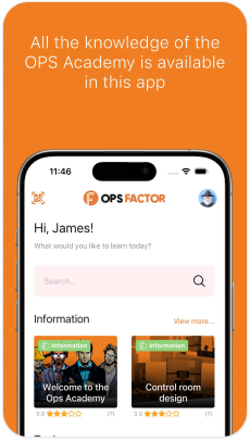 Ops Factor Academy App Preview