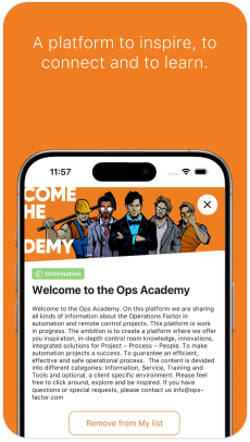 Ops Factor Academy App Preview